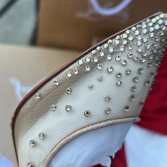 Follies Strass Christian Louboutin 100mm pumps - Picture 3 of 12